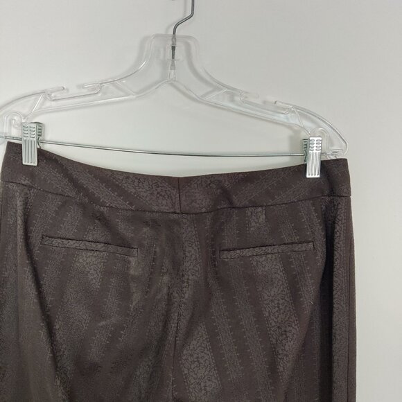 Tahari Women's Suit Pants Size 10 Trousers in Brown Mafia Boss Old Money - Picture 5 of 11